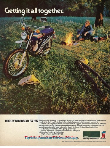 1974 harley davidson 125 - 1974, sx-125