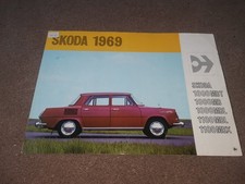Brochure data sheet Skoda 1000