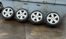JAGUAR XJ (X308) SET OF 18" "PENTA" ALLOY WHEELS WITH TYRES
