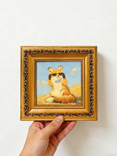 Cool fox with - fox, sunglasses