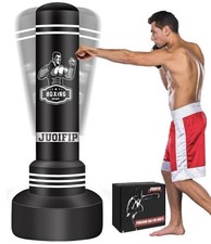NZQXJXZ Punching Bags for Adults - 180cm Heavy Standing Boxing Bag Inflatable