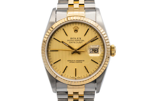 Rolex datejust 36mm steel - steel, &