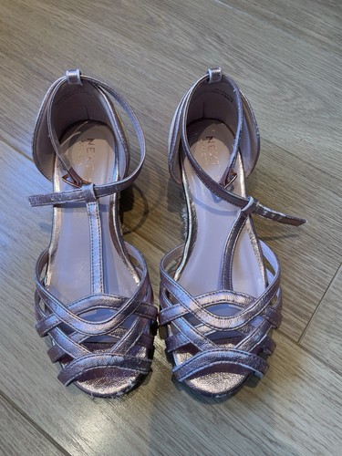 Girls rose gold next - next, sandals