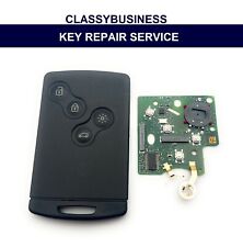 Card Not Detected Repair 4 Button Key Fob Case Renault Laguna Megane Scenic Clio