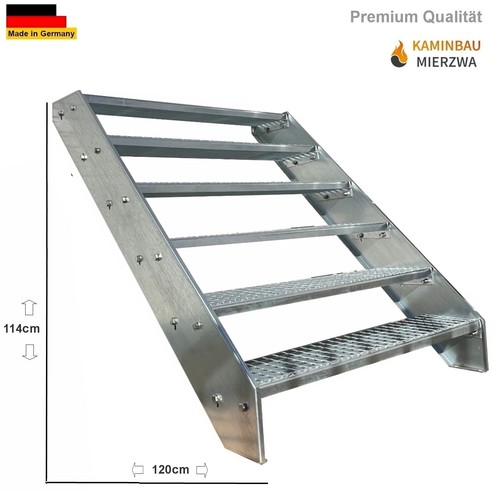 Premium steel stair - steel, steps