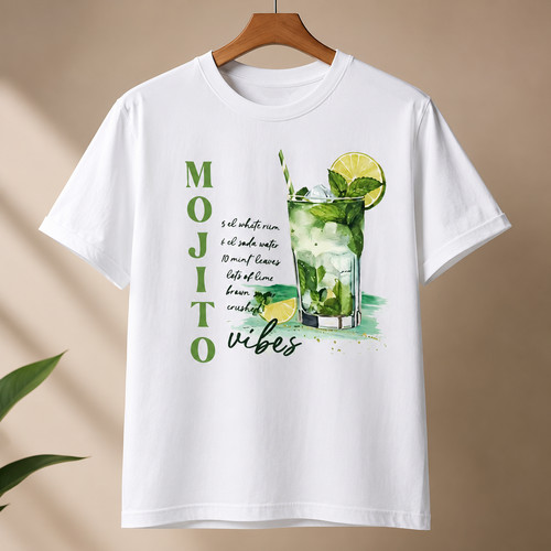 Mojito vibes graphic - vibes, t-shirt