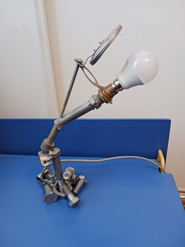 Scrap metal art upcycled - metal, bolts