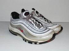 NIKE AIR MAX 97 TRAINERS UK 5.5 EU39 US 8 SILVER BULLET OG QS RARE VINTAGE