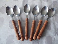 Vintage 6 x Rostrei Wooden