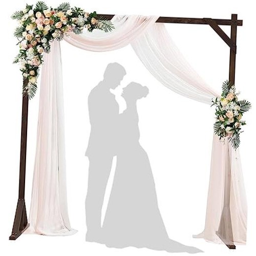 Wooden wedding arch 2ft - wooden, 7.2ft