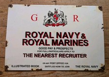 ROYAL NAVY & MARINES - ENAMEL
