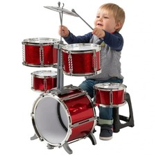 Rockstar Junior Drum Kit Red 7