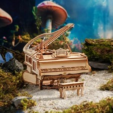 ROKR Magic Piano Music Box 3D Wooden Puzzle Mechanical Home Decor Gifts for Kids