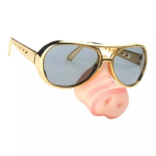 Novelty pig nose sunglasses - pig,