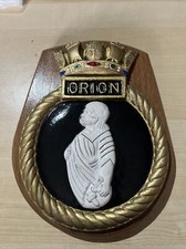Pb17- Custom made Wooden Navy Millitary Wall Shield / Plaque - HMS Orion