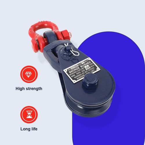 Snatch block with - 2t,