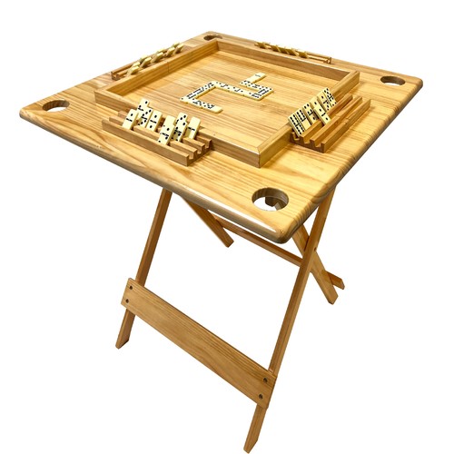 Wood domino table folding - wood,