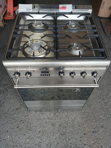Smeg cooker stainless steel - cooker,