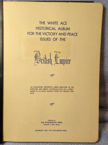 Complete white ace british - complete!,