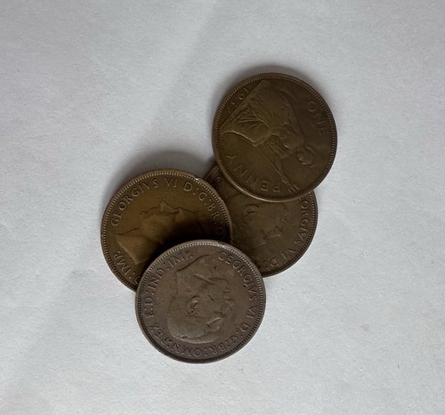 British george one penny - vi,