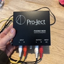Pro-Ject Phono Box mm Pre-Amplifier without Power Adapter Black