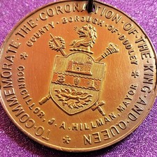 1937 coronation medal george - 1937,