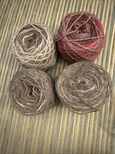 Mirasol Paqu Pura 4 Skeins Mixed Lot, Sport Weight Yarn