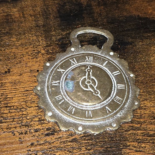 Vintage horse brass featuring - horse,