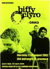 BIFFY CLYRO rare vintage gig