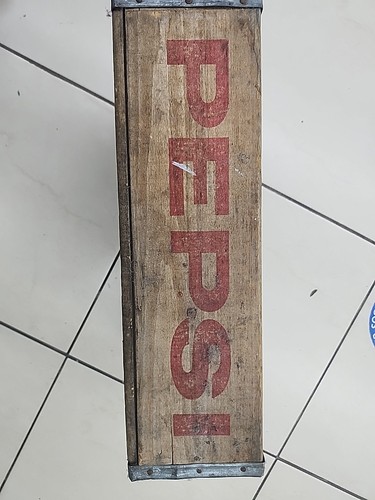 Vintage wooden pepsi soda - vintage,