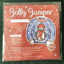 Jolly jumper! Christmas cross
