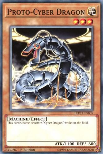 Yugioh proto cyber dragon - yugioh, 1st