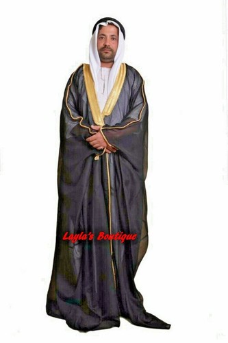 Black bisht cloak - bisht, dress