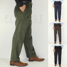 Mens Corduroy Cord Trousers