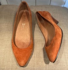 Office vintage court shoes - court, tan