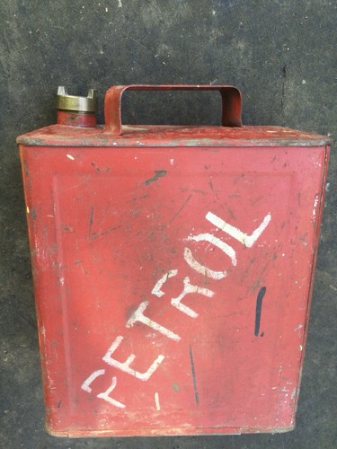 Vintage 1950 petrol can - vintage, 1950’s