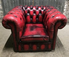Vintage Oxblood Red Leather