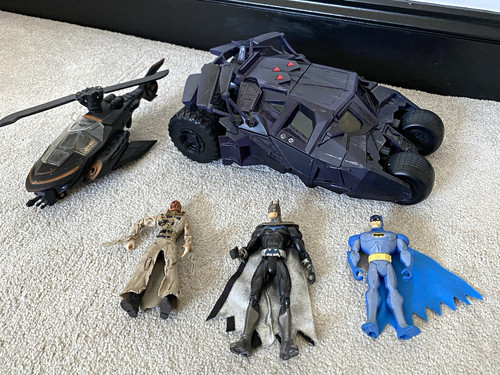Blue black silver batman - black/silver,