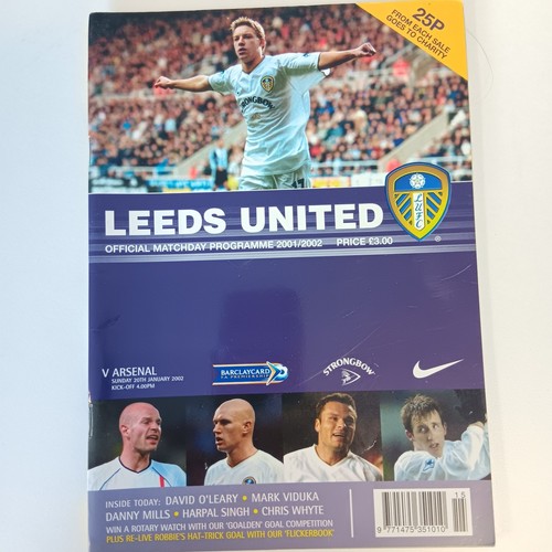 Leeds utd football programmes - leeds,
