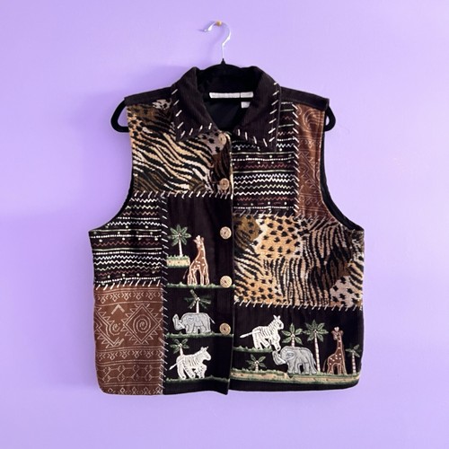 Vtg tapestry animal print - vtg,