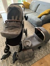 Mamas & Papas Ocarro grey twill Pram Set