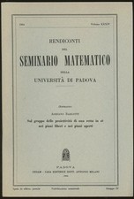 Adriano Barlotti / Sul Gruppo delle Proiettivita di una Retta in se nei Piani