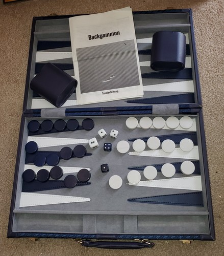 Backgammon set deluxe finish - backgammon,