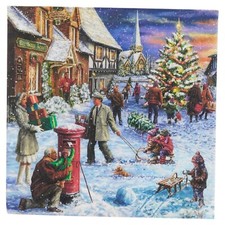 Christmas Paper Decorative 20 Napkins Luxury 7 Styles Table 3 Ply Serviette 33cm