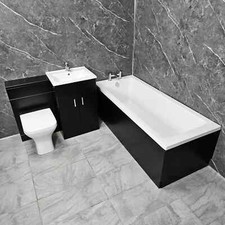 Complete Bathroom Suite Black