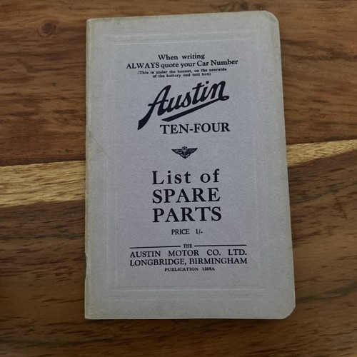 Vintage austin ten list - ten-,