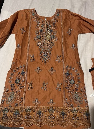 Burnt orange salwar - burnt,