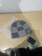 lv beanie grey new with tags