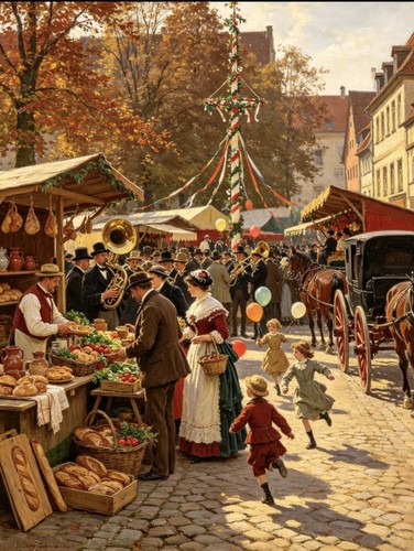 Victorian london fair - london, ground