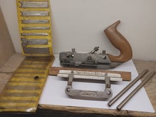 Stanley No.13-050 Combination Plane. wood plane + blades 